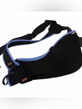 Velpeau Shoulder Immobilizer Arm Sling Brace Black Blue Adjustable